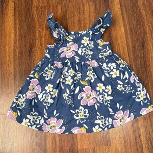 Floral Ruffle Sleeve Dress